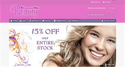 Desktop Screenshot of miraclemilebeauty.com